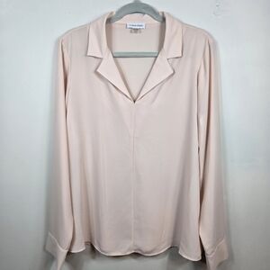 Pink long sleeve Calvin Klein shirt